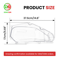 Kit de couvercle de filtre à air pour moto, compatible avec les scooters Honda Vario 125 Vario 150 PCX, couvercle de remplacement de la boîte de filtre à air