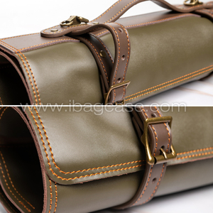 ม้วนมีดหนังสำหรับเชฟในครัวแบบพรีเมียมสั่งทำได้ - Product Image 5