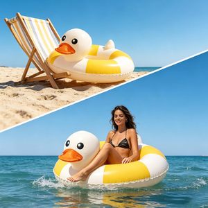 Hot Sale 35 Inch <b>Inflatable</b> Pool Swim Ring Large Adult Float Heavy Duty Water Fun Tube for Beach Lake Summer Holiday Pool Party - Product Image 3