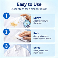 Échantillon Gratuit : Spray Nettoyant Anti-Taches pour Col de Vêtement – Détergent Nettoyant en Profondeur pour Vêtements