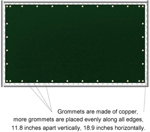 Nhà Máy Bán <span class=keywords><strong>HDPE</strong></span> Riêng Tư Màn Hình Lưới 3.3 * 16.5ft Hình Chữ Nhật Dệt Ban Công Lá Chắn Cho Ngoài Trời Patio Boong Hiên Sân Sau Ban Công - Product Image 4