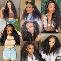 CLJhair Vendeurs Très Bon Cheveux Cheveux 100% Vierge Brésilienne Vague d'Eau 5x7 Perruque Lace pour Femme