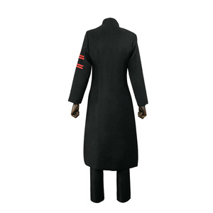 Costume de cosplay Tokyo Revengers Sano Manjiro, ensemble uniforme noir avec trench-coat, pour Halloween et jeux de rôle anime - Product Image 3