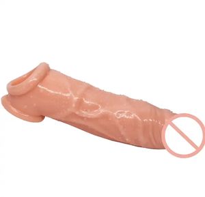 Erotik produkte Lieferant Dicker Sex Schwanz Verzögerung Wieder verwendbares Kondom Private Label Penis Extender Ärmel - Product Image 5