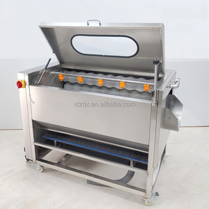 Éplucheur industriel automatique de fruits et légumes pomme de terre manioc carotte laveuse et éplucheur avec moteur pour usage domestique et cuisine - Product Image 6