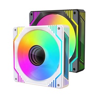 Kipas RGB Gaming Desain OEM Pabrik Gaya Baru 2024 120mm untuk Casing PC ATX & Pendingin Menara Komputer Warna-warni Pendingin CPU Kipas ARGB