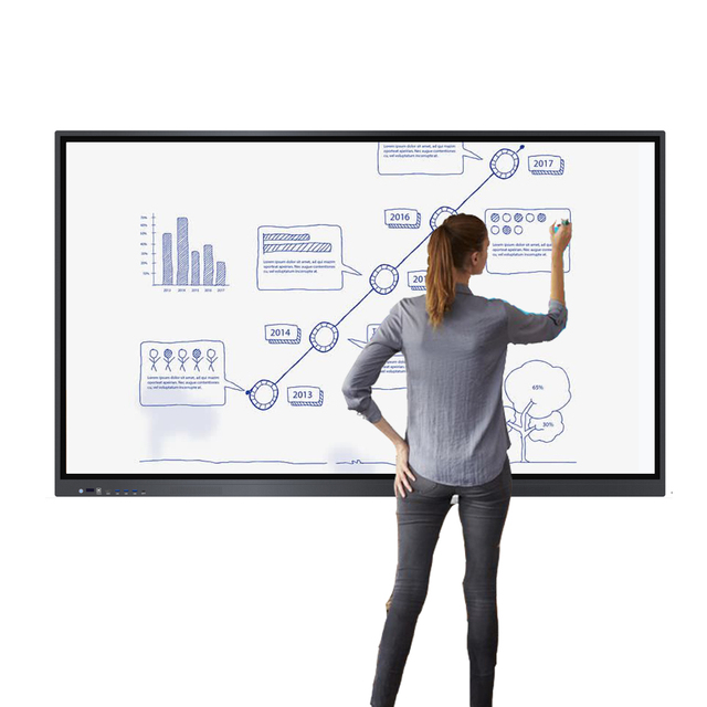 Interactive Whiteboard Smart Board for Teaching Tablet 55 65 75 85 98 Inch Touch LCD 4k Screen Smart Board Whiteboard
