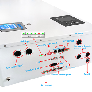 Batería de Iones de Litio de 48V Adecuada para Sistemas Solares Domésticos, Batería de Almacenamiento de Energía de 48V 200Ah con 5KW - Product Image 5