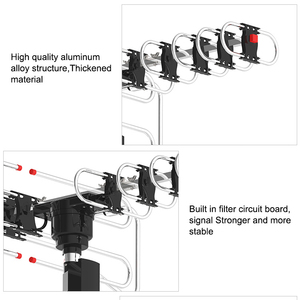 Wholesale 360 Degree Rotation <b>Tv</b> Antena Aluminum Anteni Hdtv Aerial Anteny <b>Remote</b> <b>Control</b> Rotating <b>Tv</b> Antenna - Product Image 3