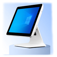 Sistema POS con Pantalla Táctil de 15 Pulgadas OEM/ODM, Suministro de Fábrica, Terminal POS Capacitivo de 10 Puntos con Wi-Fi, Caja Registradora POS