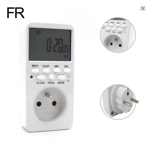 Manhua điện tử kỹ thuật số hẹn giờ chuyển đổi 24 giờ chu kỳ EU <span class=keywords><strong>UK</strong></span> US FR cắm thông minh Nhà hẹn giờ ổ cắm - Product Image 5