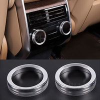 Ajustement pour 2023-2024 Land Rover Range Rover Sport L461 Vogue L460 alliage d'aluminium arrière climatisation centrale bouton de réglage anneau