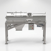 Edelstahl Lebensmittelqualität Ultrafeines Pulver Stärke Mehl Horizontales Zentrifugal-Sieb Vibrationssieb Luftstrom-Siebmaschine