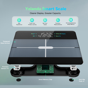 180kg Công suất LED kỹ thuật số phòng tắm có trọng lượng quy mô BMI chức năng <span class=keywords><strong>Bluetooth</strong></span> hộ gia đình thông minh quy mô cơ thể với ứng dụng - Product Image 3