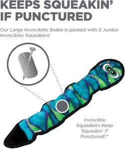 Yeni varış toptan yılan köpek oyuncak <span class=keywords><strong>Stuffingless</strong></span> Squeaky peluş köpek çiğnemek oyuncak - Product Image 6