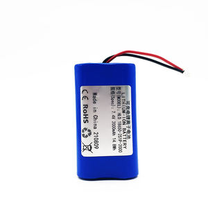 18650 2s1p 7,4 v 14.8Wh литий-ионный аккумулятор 2000mah, литий-ионный аккумулятор с Pcm и разъемом - Product Image 2