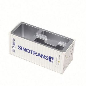 Venta al por mayor logotipo personalizado 1:30 contenedor de envío modelo pluma nombre tarjetero - Product Image 1