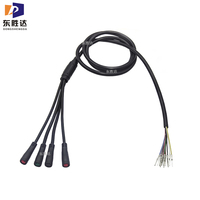 Câble d'alimentation étanche IP67, connecteur de type Y M8, 2-6 broches, connecteur circulaire mâle/femelle, faisceau de câbles, connecteur à souder