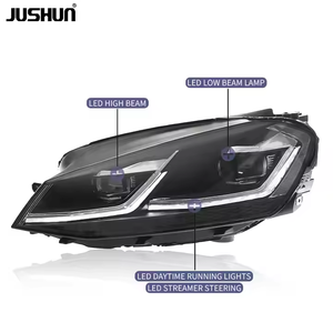 JUSHUN Fari a LED per Volkswagen Golf 7 Mk7 2013-2017, Gruppo Fari Anteriori LED Modificati con Luci Abbaglianti e Anabbaglianti - Product Image 4