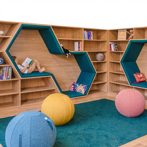 Chiquitos ensemble de meubles en bois moderne pour pépinière début Montessori enfant en bas âge garderie enfants étagère pour les écoles de lecture hôpitaux - Product Image 1