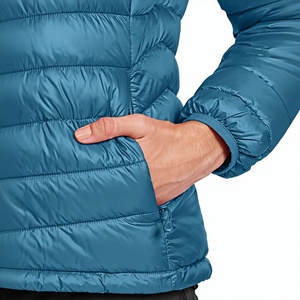 Chaqueta Acolchada para Mujer, con Capucha, Manga Larga, para Invierno, Color Sólido, Cierre de Cremallera, Ligera, Relleno de Poliéster - Product Image 6