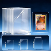 Protège-cartes de jeu haute transparence, étuis rigides pour cartes, protège-cartes personnalisés semi-rigides à chargement par le haut
