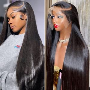 Cheap Glueless <b>Wigs</b> <b>Human</b> <b>Hair</b> HD <b>Lace</b> <b>Frontal</b> <b>Wig</b> Raw Indian <b>Hair</b> <b>Wigs</b> Wear and Go Glueless Full HD <b>Lace</b> Front <b>Human</b> <b>Hair</b> - Product Image 4