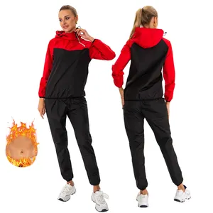 Hot Sale Fashion Gym Plus Size Hardloopfitness Lichaamsverlies Sweatpakken Saunapak Voor Dames