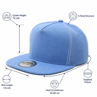 Gorra de Béisbol de Color Sólido de Fibra Acrílica, Producto Chino Más Vendido, para Hombre y Mujer, Estilo Urbano, para Baile y Skateboarding, con Cierre a Presión