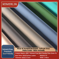Tissu en similicuir PU écologique sans solvant Kemerlin, épaisseur 1,2 mm, matériau souple pour meubles, canapés et housses de sièges de voiture