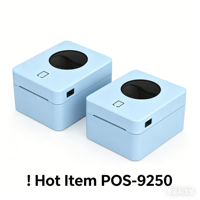Imprimante d'étiquettes sans fil de bureau ZJprinter pour intérieur, imprimante thermique directe pour petites entreprises, mini imprimante thermique sans encre 104 mm