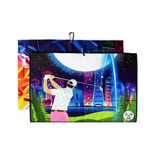 Serviette de golf en microfibre gaufrée vierge pour sublimation 45*60 cm - Product Image 3