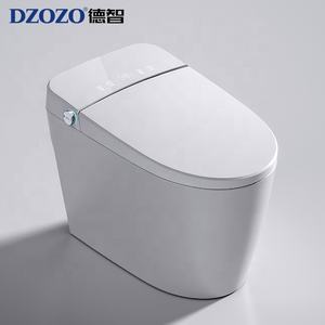 핫 세일 자동 오픈 WC 전기 비데 화장실 지능형 변기 발 터치 센서 플러시 원피스 스마트 화장실 - Product Image 4