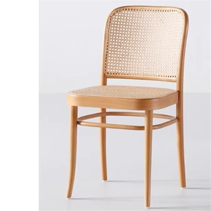 Chaise vintage en osier sculpté, style ancien, pour cuisine, salle à manger, restaurant, vente en gros - Product Image 1
