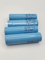 Batterie 18650 QB18650 32E SDI 3200mAh 3.6V 3.7V 10A certifiée KC/CE, 500 cycles, Queenbattery, pour lampes de poche, appareils UPS, EV, banques d'alimentation 6