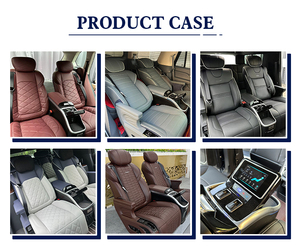 Vente chaude Suv Conversion siège arrière de voiture en cuir de qualité supérieure avec accoudoir réfrigérateur pour Lc200 Lc300 Lx570 Captain Seat - Product Image 6