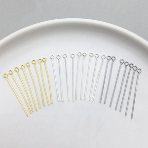 หมุดตาสีเงินชุบทองแดงขนาดกลางสำหรับเครื่องประดับทำด้วยตัวเอง - Product Image 1