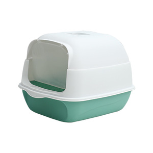 Lepai Cute Pets Fully Enclosed <b>Cat</b> <b>Litter</b> Box Rectangle Manual Operation For <b>Cat</b> Supplies - Product Image 1
