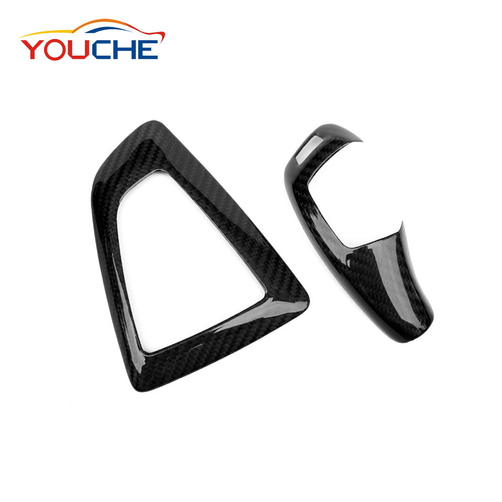 Автомобильная панель переключения передач RHD из углеродного волокна, рамка, ручка переключения передач для BMW 1 2 3 4 5 6 series F20 F22 F30 F32 F36 F10 F12