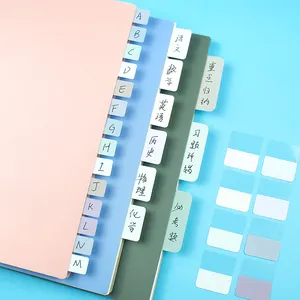 Benutzer definierte Lieferanten Sticky Note Tabs Seiten markierungen Sticky Index Tabs Aufkleber