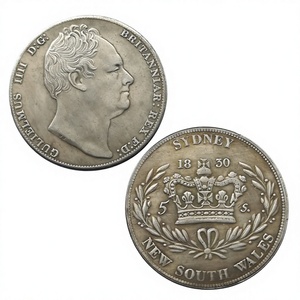 Australie NSW 1830 Couronne de William IV, pièces commémoratives de style antique, cadeaux, décoration de la maison - Product Image 3
