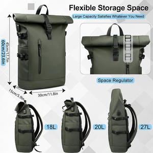 Sac à dos décontracté de grande capacité pour ordinateur portable Sac à dos de bureau Sac pour ordinateur portable Sac à dos - Product Image 6