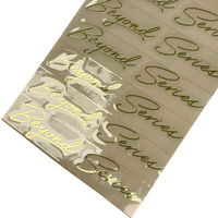 Étiquette métallique en feuille d'argent haute précision pour boîtier d'enceinte portable, impression d'autocollants en feuille d'or