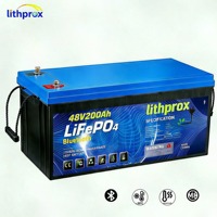 Batterie de chariot élévateur au phosphate de fer et de lithium (LFP) de qualité A, 48V 200AH, pour la manutention des matériaux, longue durée de vie, conforme aux normes UN38.3, CE, RoHS, MSDS, fabriquée en usine