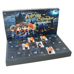 <span class=keywords><strong>Calendrier</strong></span> de l'Avent <span class=keywords><strong>Harry</strong></span> <span class=keywords><strong>Potter</strong></span>, boîte mystère à compte à rebours de 24 jours, ensemble de jouets éducatifs, figurine de Noël pour enfants - Product Image 1