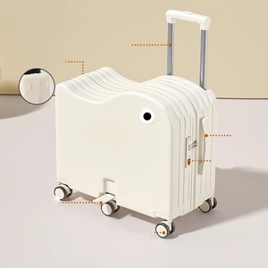 ALL PASS Nuovo Design <span class=keywords><strong>Valigia</strong></span> per Bambini 22 Pollici con Funzione Cavalcabile, Grande Capacità e Portabicchieri - Product Image 4