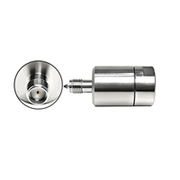 SMA Female Termination Load 50 Ohm RF Dummy Load 2W Presisi Tinggi Coaxial Termination Jack Berlapis Emas Adaptor RF Pabrik