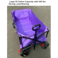 Chariot pliant réglable et robuste, idéal pour les snacks, les pique-niques, le camping et le café, avec table de 120 cm et pare-soleil pour l'extérieur - Vente chaude