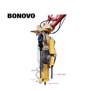 Tích hợp thủy lực khoan đá và Splitter tập tin đính kèm <span class=keywords><strong>Rock</strong></span> Splitter khoan và tách máy cho máy xúc - Product Image 5