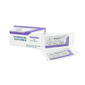 Tıbbi Veteriner PGA Monofilament Tek Kullanımlık Sterilize Veteriner Cerrahi İğneli Sütürler - Product Image 4